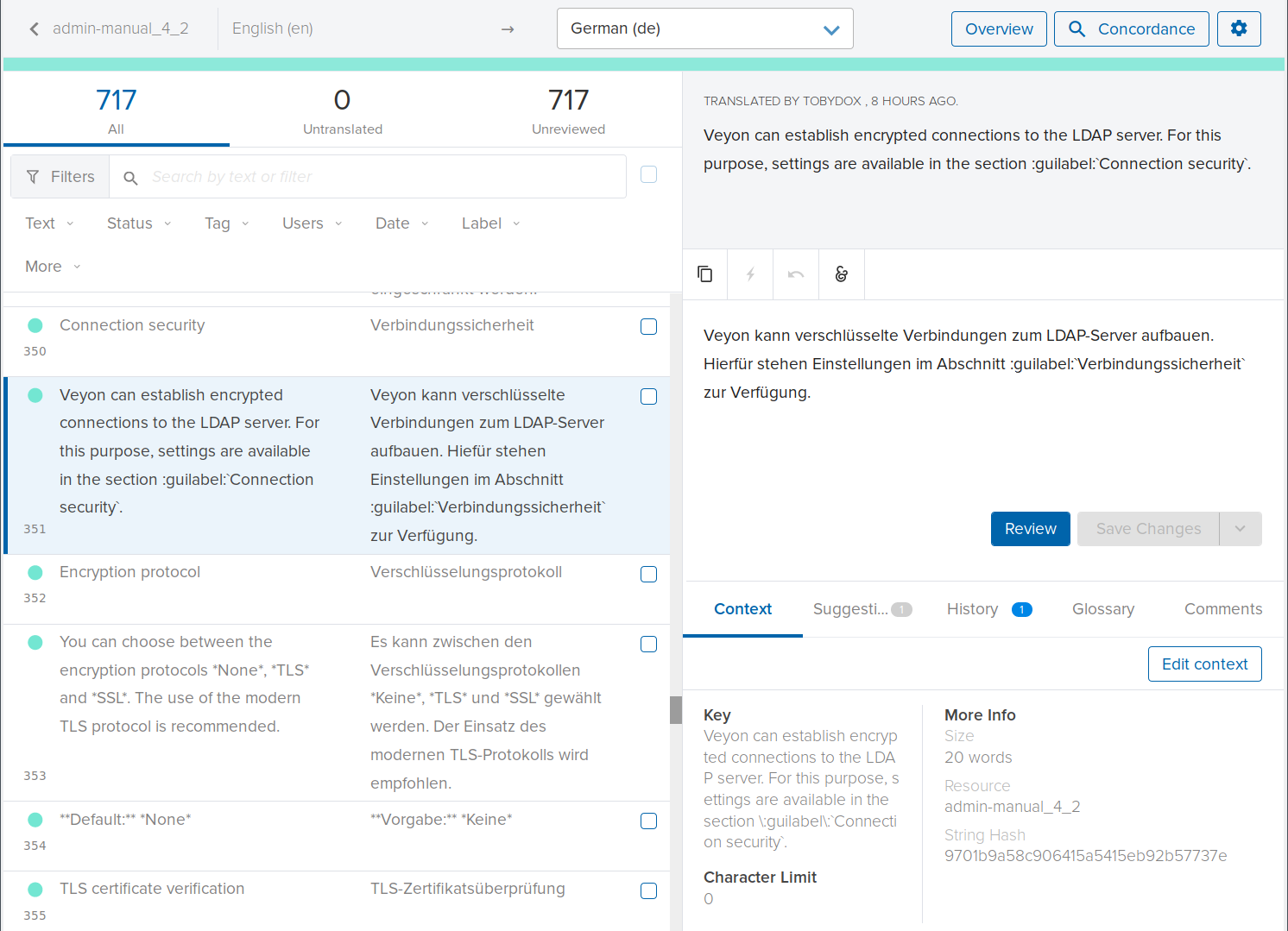 Translating Veyon to German